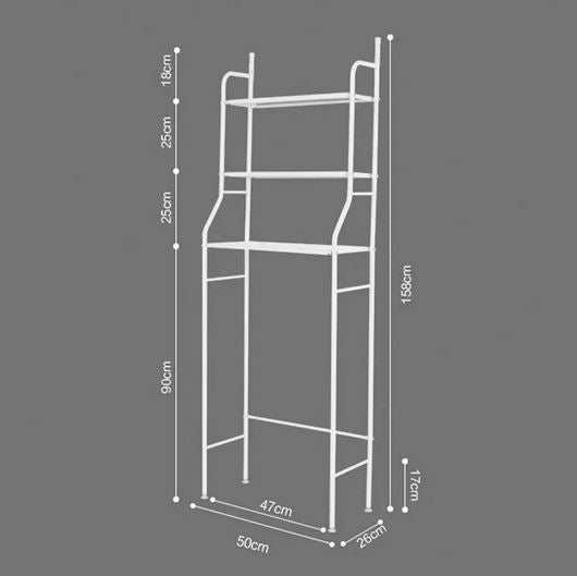 Estante Mueble Organizador Bano 3 Nivele