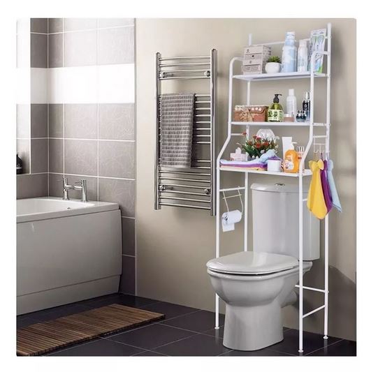Estante Mueble Organizador Bano 3 Nivele